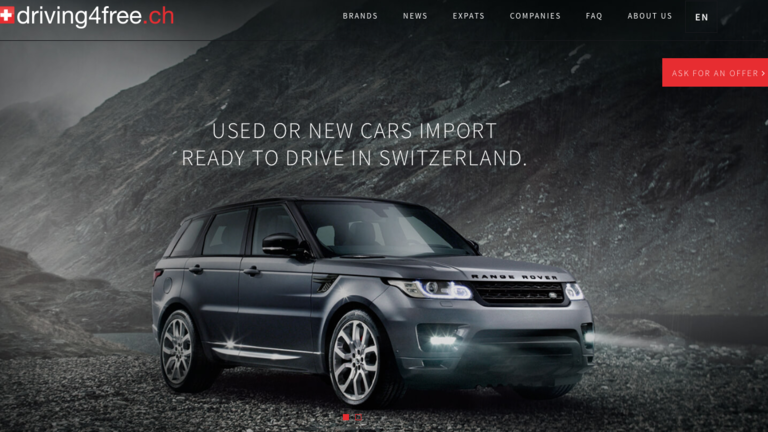Driving4free.ch gets a new look.